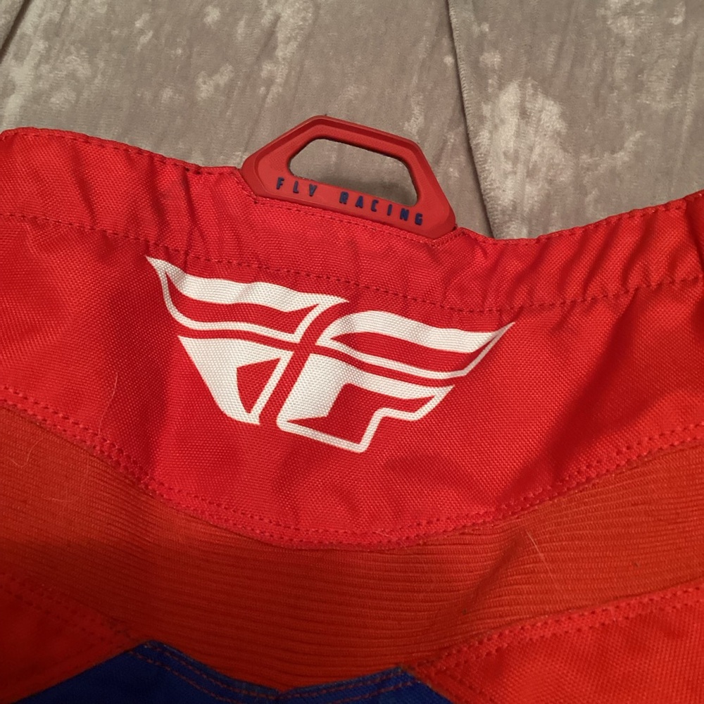 Fly Racing Red and Blue Pants - Picture 5 of 5